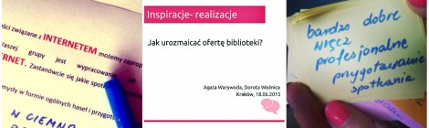 Inspiracje – realizacje, czyli podgórscy bibliotekarze w akcji!